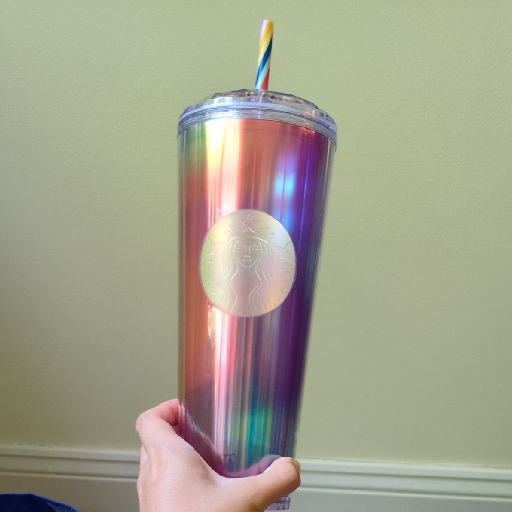 Starbucks Iridescent Rainbow Tumbler